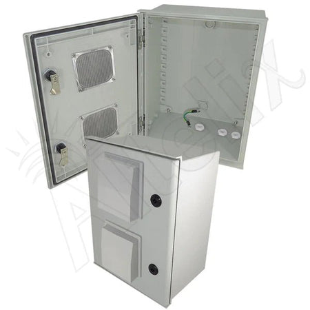 Altelix 16x12x8 Vented Fiberglass Weatherproof NEMA Enclosure - Nema Supply