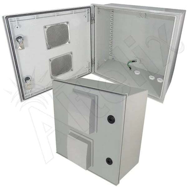 Altelix 16x16x8 Vented Fiberglass Weatherproof NEMA Enclosure - Nema Supply