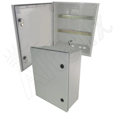 Altelix 20x16x8 Industrial DIN Rail Enclosure Fiberglass NEMA 3X IP65 - Nema Supply
