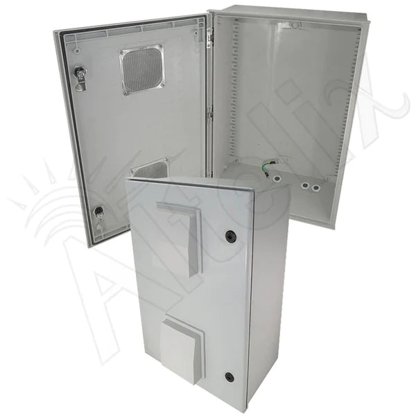 Altelix 24x16x9 Vented Fiberglass Weatherproof NEMA Enclosure - Nema Supply