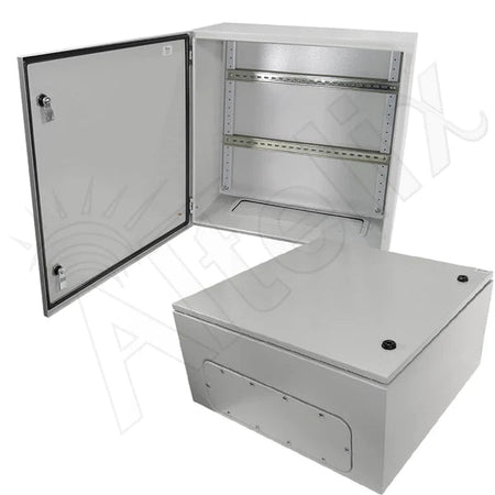 Altelix 24x24x12 Industrial DIN Rail NEMA 4X Steel Weatherproof Enclosure - Nema Supply