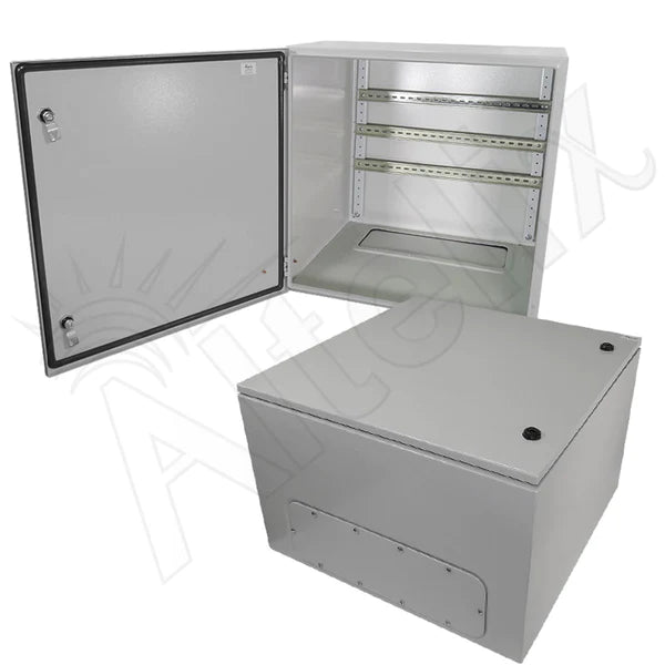 Altelix 24x24x16 Industrial DIN Rail NEMA 4X Steel Weatherproof Enclosure - Nema Supply