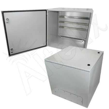 Altelix 24x24x24 Industrial DIN Rail NEMA 4X Steel Weatherproof Enclosure - Nema Supply