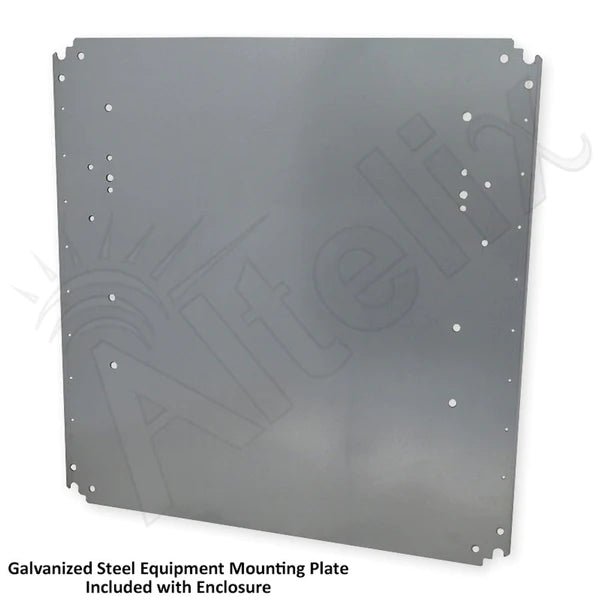 Altelix 24x24x24 Steel Weatherproof NEMA Enclosure with Dual 24 VDC Cooling Fans - Nema Supply