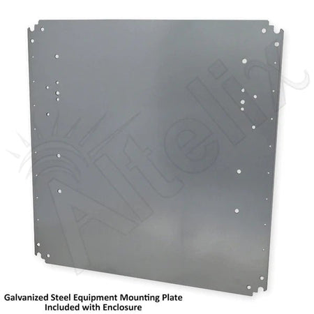 Altelix 24x24x24 Steel Weatherproof NEMA Enclosure with Dual 24 VDC Cooling Fans - Nema Supply