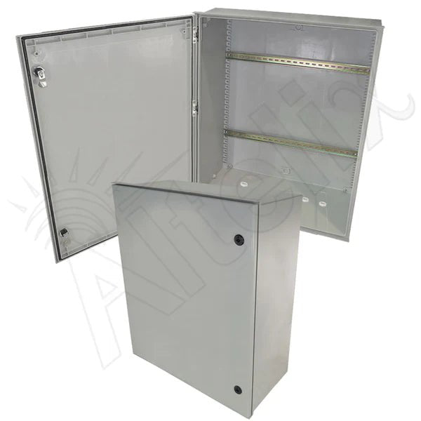 Altelix 32x24x12 Industrial DIN Rail Enclosure Fiberglass NEMA 3X IP65 - Nema Supply