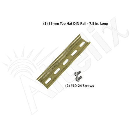 Altelix 35mm Top Hat DIN Rail Kit for NF100806, NP120905 and NP120907 Series Enclosure - Nema Supply