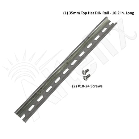 Altelix 35mm Top Hat DIN Rail Kit for NS161208 - DIN Enclosure - Nema Supply