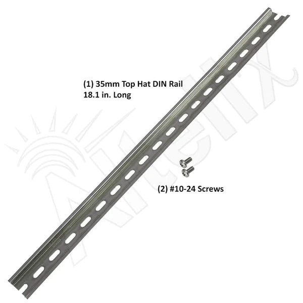 Altelix 35mm Top Hat DIN Rail Kit for NS242012 - DIN Enclosure - Nema Supply