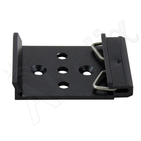 Altelix 35mm Wide Aluminum DIN Rail Mounting Clip for 35mm Top Hat Rail - Nema Supply