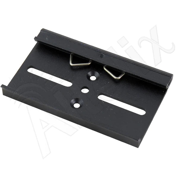Altelix 80mm Wide Aluminum DIN Rail Mounting Clip for 35mm Top Hat Rail - Nema Supply