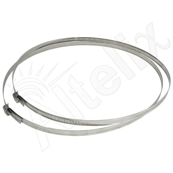 Altelix Adjustable Stainless Steel Mounting Bands for Pole Diameter up to 13 Inches - 2 - Pack - Nema Supply