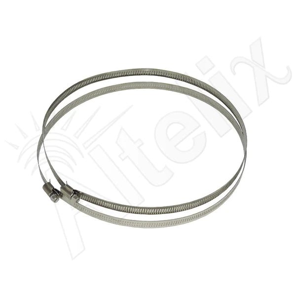 Altelix Adjustable Stainless Steel Mounting Bands for Pole Diameter up to 9.5 Inches - 2 - Pack - Nema Supply