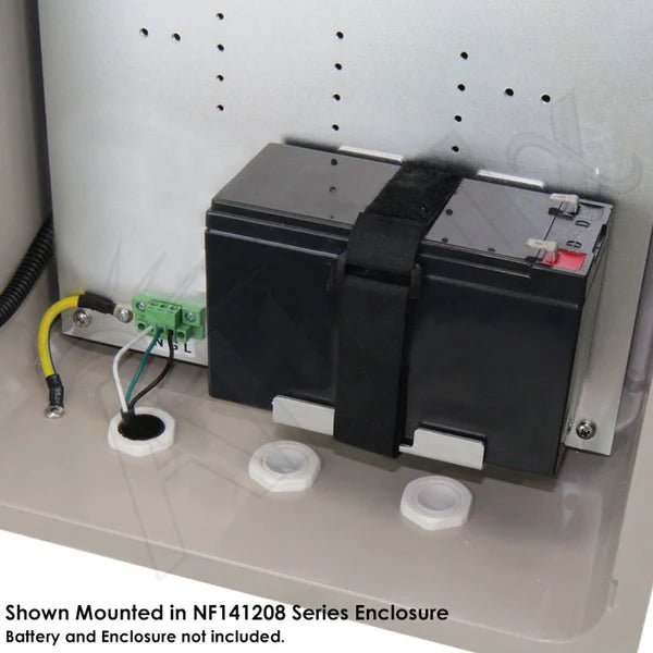 Altelix Aluminum SLA Battery Shelf with Battery Strap - Nema Supply
