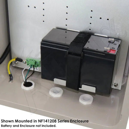 Altelix Aluminum SLA Battery Shelf with Battery Strap - Nema Supply