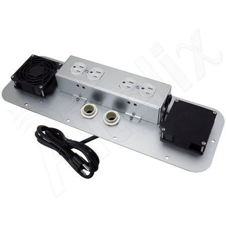 Altelix Power Module with 120VAC Outlets and Cooling Fan for NS242012, NS242412, NX242416, NS242416, NS242424, NS282416 and NS322416 Enclosures - Nema Supply