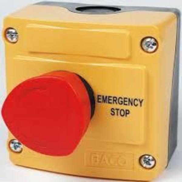 IP69K Rated 22mm Control Station - Emegency-Stop Push-Turn To Reset 40mm Non Illuminated