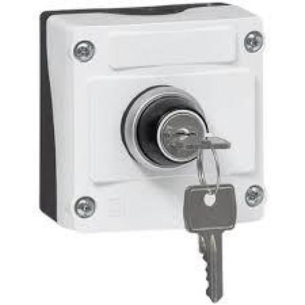 IP69K Rated 22mm Control Station - 1-Hole 2-Position Maintained Keyed Selector Switch Non Illuminated