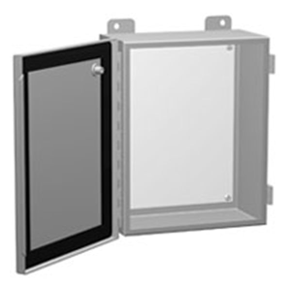 Hammond 1414 PH Series Continuous Hinge Door with Clamps - Inner Panel Included - Nema Supply