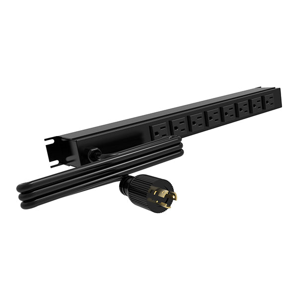 Hammond Rear Mounted Receptacles 15 Amp Horizontal Rackmount - Nema Supply