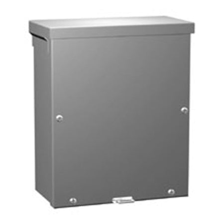 Hammond Type 3R Painted Galvanized Steel Junction Box C3R SC NKO Series Lift - Off Cover with Screws without Knockouts - Nema Supply