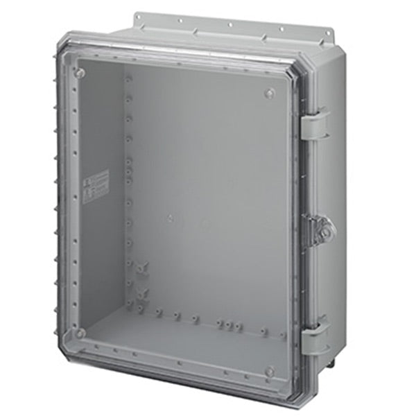 Integra Genesis Series Polycarbonate Enclosure with Hinge Opaque Non - Metallic 3pt Locking Latch Cover - Nema Supply
