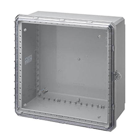 Integra Genesis Series Polycarbonate Enclosure with Hinge Opaque Non - Metallic 3pt Locking Latch Cover - Nema Supply