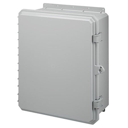 Integra Genesis Series Polycarbonate Enclosure with Hinge Opaque Non - Metallic Locking Latch Cover - Nema Supply