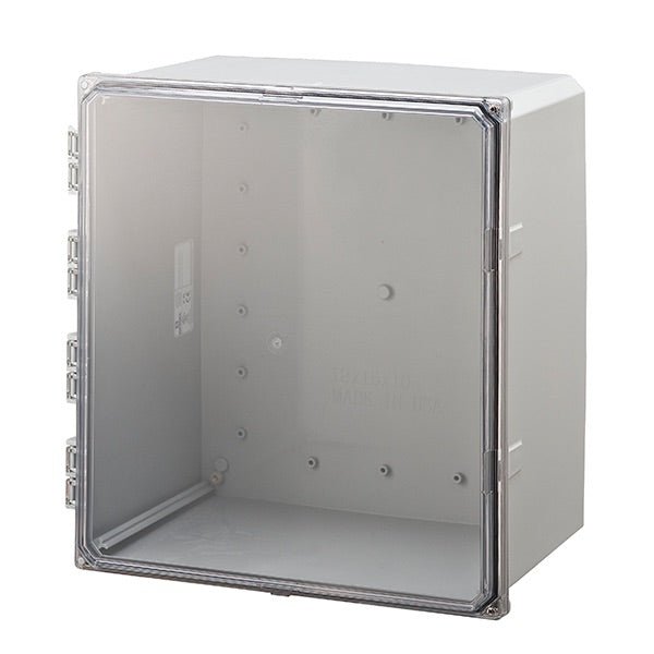 Integra Premium Series NEMA 6P Polycarbonate Enclosure with Hinge Clear Screw Cover - Nema Supply