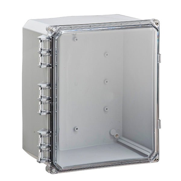 Integra Premium Series NEMA 6P Polycarbonate Enclosure with Hinge Clear Screw Cover - Nema Supply