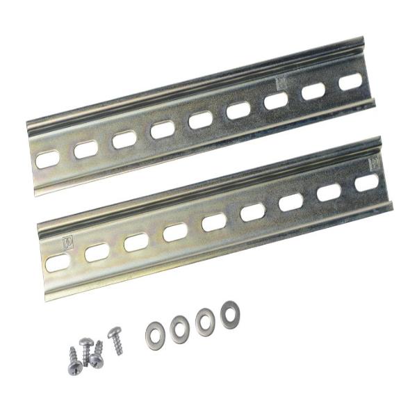 Din rail kit with screws 